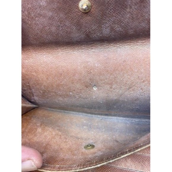 Louis Vuitton Brown Sarah De Large Canvas Travel M10988 Wallet - Picture 8 of 11